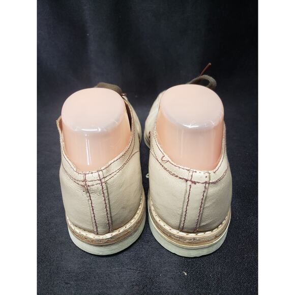 Vintage Brunswick Tan Leather Brown Grommets Split Toe Bowling Shoes Travel Bag - Picture 6 of 14